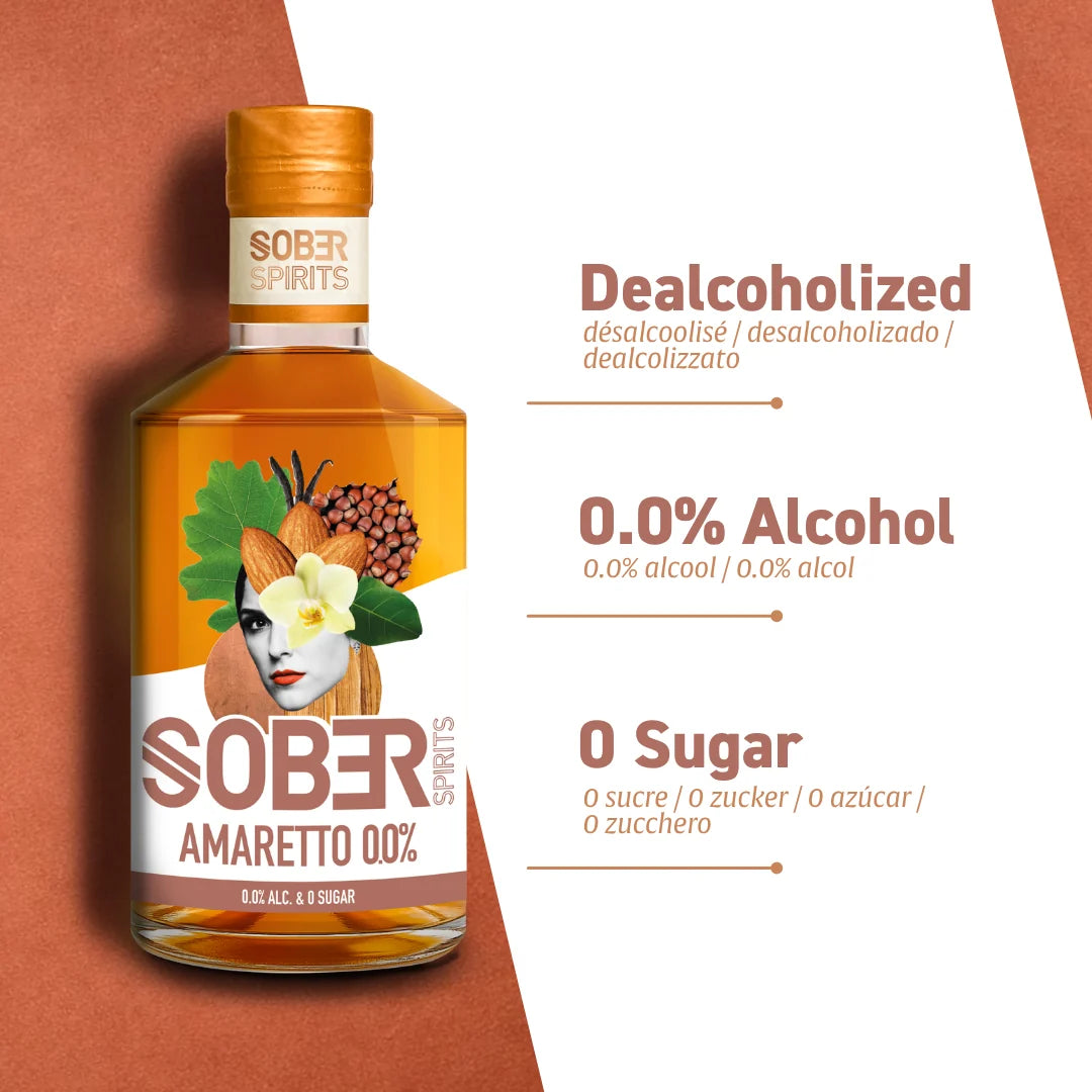 SOBER Amareto sin alcohol 50cl