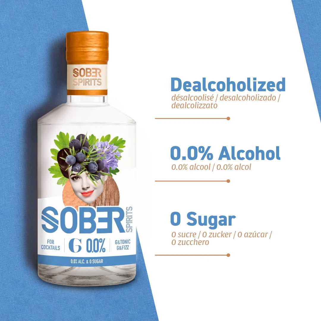 SOBER Ginebra sin alcohol 50cl
