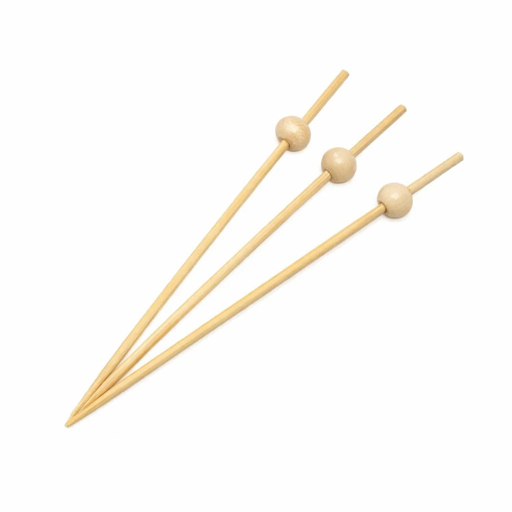 Brocheta Bambú 90cm neutra
