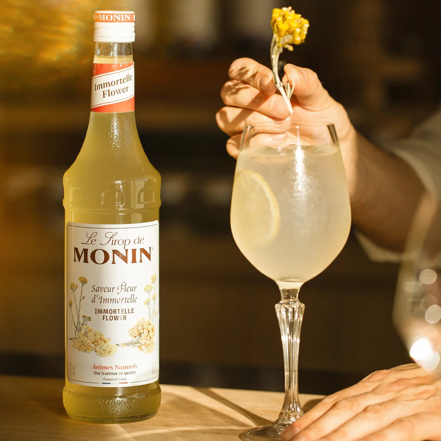 Sirope Flor Inmortal Monin 70 cl