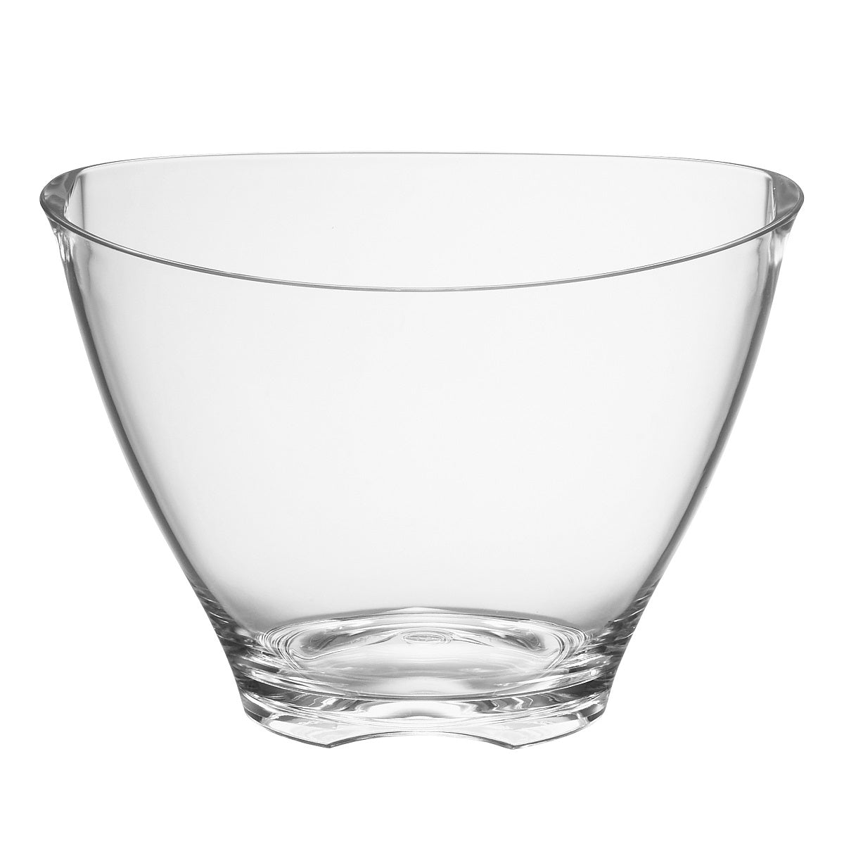 Enfriador de botellas oval plástico transparente 3'5lt