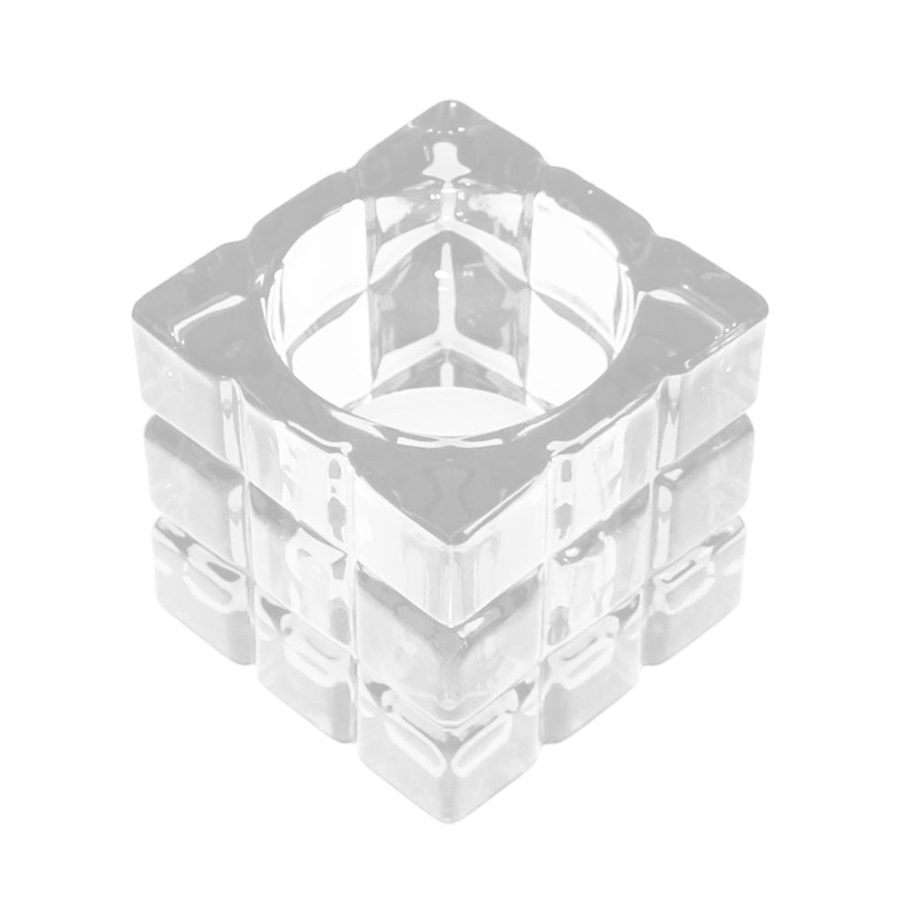 Portavelas Transparente