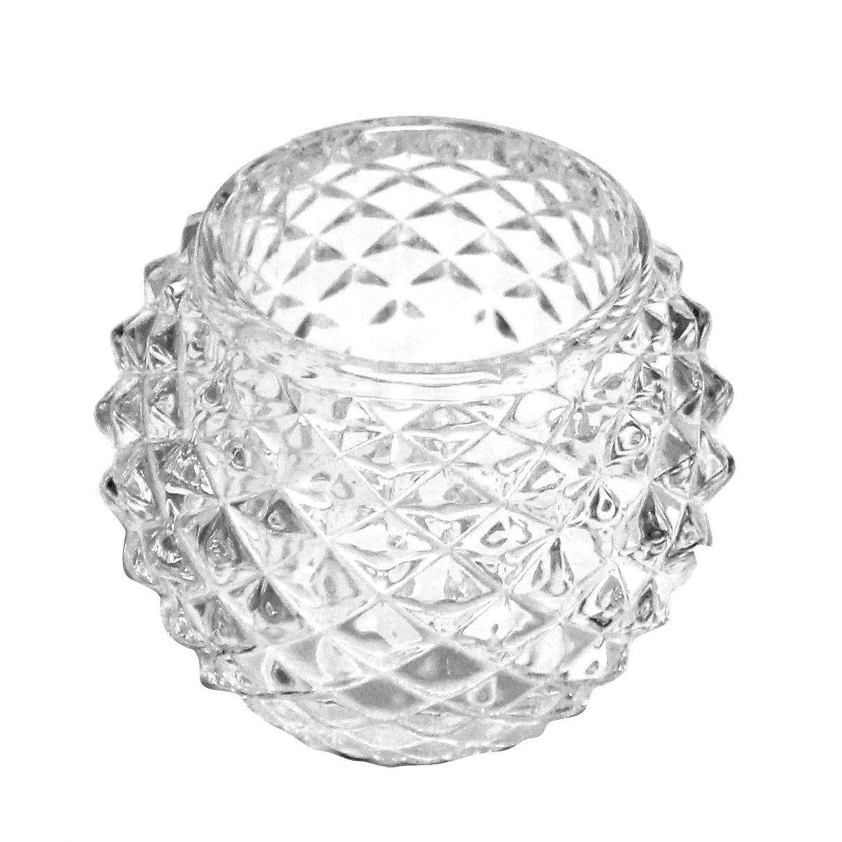 Portavelas Transparente