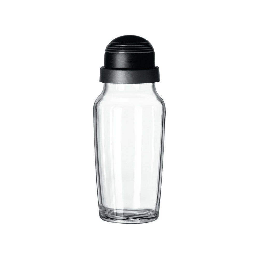 Coctelera 500 cristal c/tapa negra 580ml