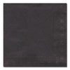 Servilleta coctel negra 24x24  200ud
