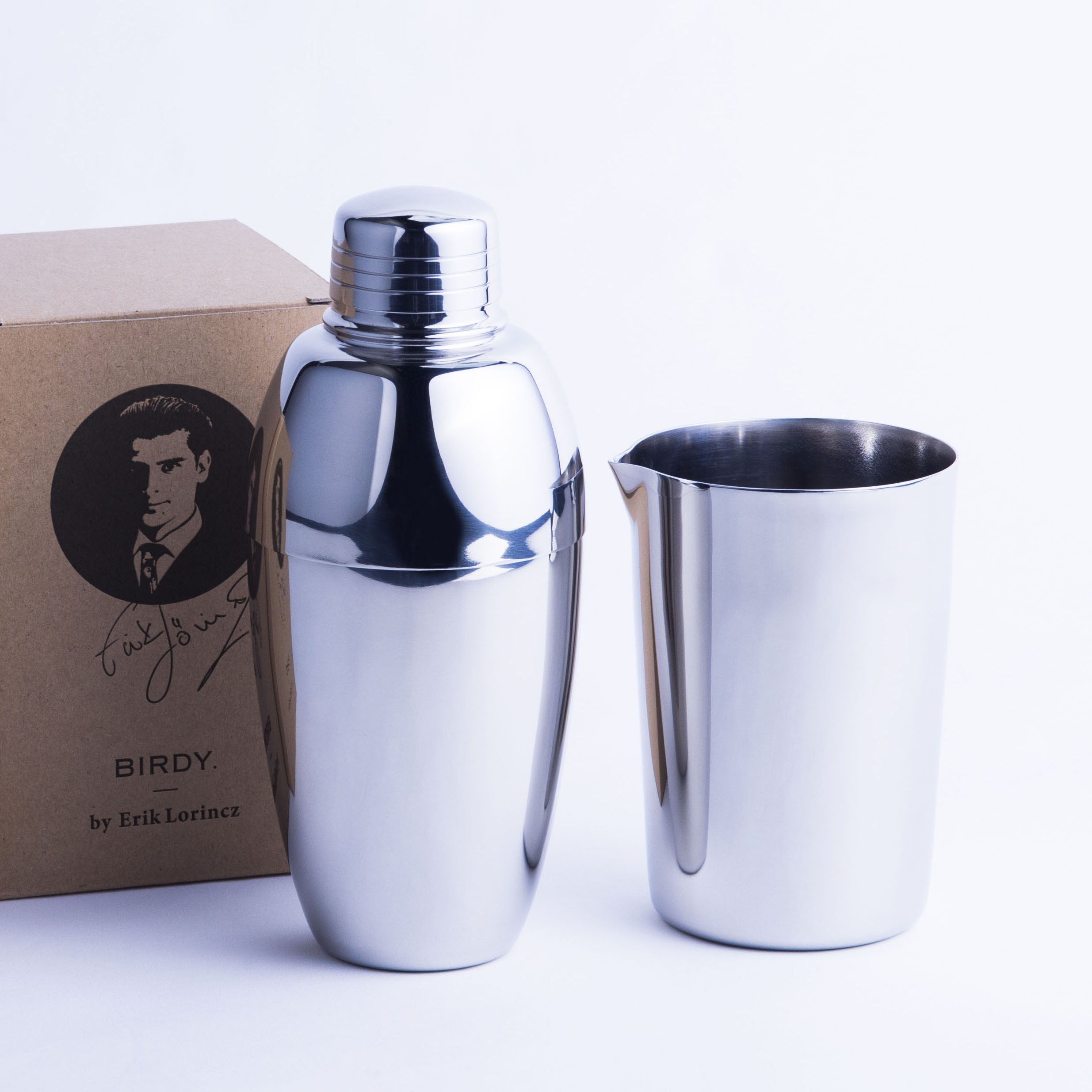 Set Coctelera+Vaso mezclador Birdy