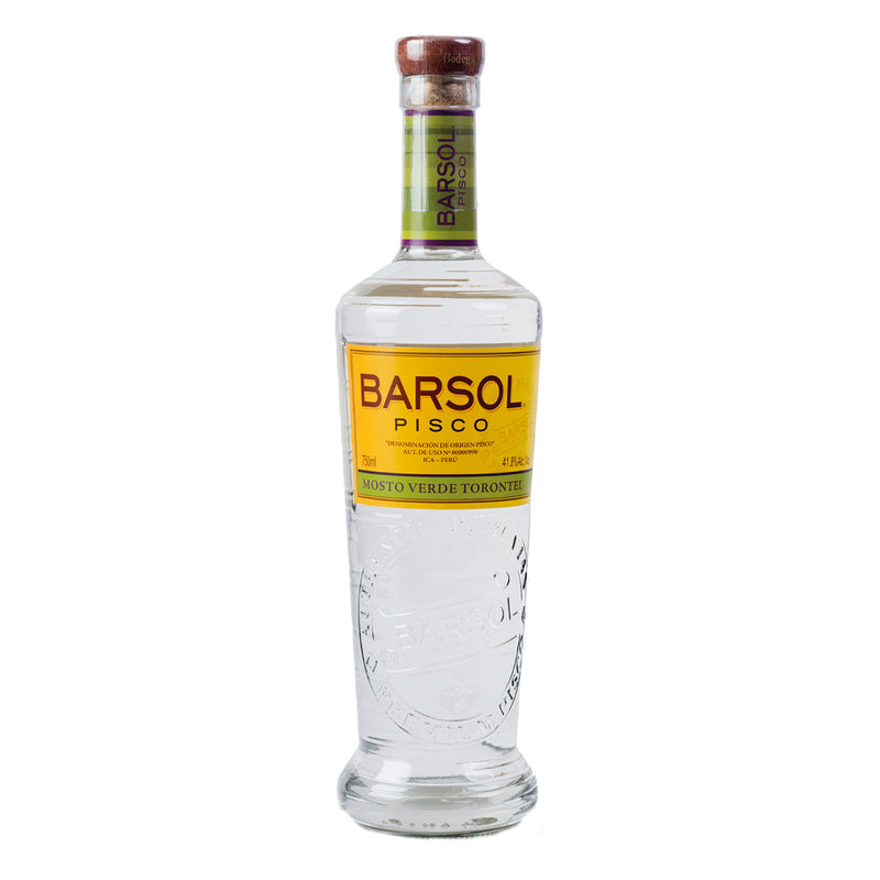 Pisco Barsol Mosto verde Torontel 70cl