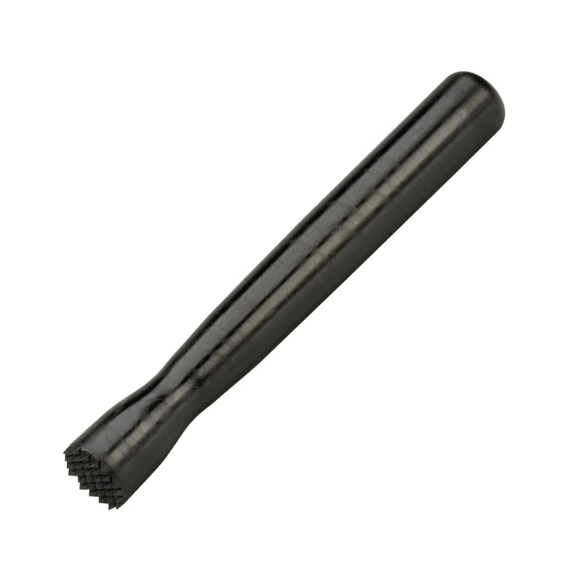 Muddler plástico muesca fina 21 cm negro